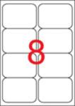 APLI Etikett, univerzális, 99, 1x67, 7 mm, kerekített sarkú, APLI, 800 etikett/csomag