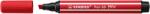 STABILO Filctoll, 1-5 mm, vágott hegy, STABILO ˝Pen 68 MAX˝, piros