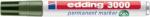 edding Alkoholos marker, 1, 5-3 mm, kúpos, EDDING ˝3000˝, olívazöld