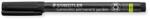 STAEDTLER Alkoholos marker, 1 mm, kúpos, STAEDTLER ˝Lumocolor® garden 319 GM˝, fekete