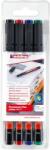 edding Alkoholos marker készlet, OHP, 0, 6 mm, EDDING ˝141 F˝, 4 különböző szín