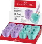 Faber-Castell Hegyező display, kétlyukú, FABER-CASTELL, ˝Grip Auto˝, vegyes pasztell színek
