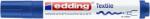 edding Textilmarker, 2-3 mm, kúpos, EDDING ˝4500˝, kék
