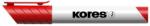 Kores Tábla- és flipchart marker, 3 mm, kúpos, KORES ˝K-Marker XW1˝, piros