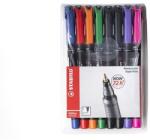 STABILO Alkoholos marker készlet, 0, 4 mm, STABILO ˝OHPen S˝, 8 különböző szín