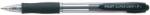 Pilot Golyóstoll, 0, 22 mm, nyomógombos, PILOT ˝Super Grip˝, fekete