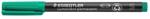 STAEDTLER Alkoholos marker, OHP, 0, 4 mm, STAEDTLER ˝Lumocolor® 313 S˝, zöld