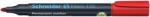 Schneider Alkoholos marker, 1-3 mm, kúpos, SCHNEIDER ˝Maxx 130˝, piros