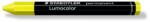 STAEDTLER Jelölőkréta, mindenre író, vízálló (omnigraph), STAEDTLER ˝Lumocolor 236˝, sárga