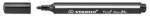 STABILO Filctoll, 1, 5-2 mm, rugós hegy, STABILO ˝Trio Scribbi˝, fekete