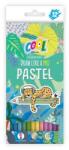 Victoria Színes ceruza készlet, kerek, COOL BY VICTORIA ˝Pastel˝, 12 pasztell szín