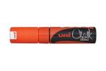 uni Krétamarker, 8 mm, UNI ˝PWE-8K˝, fluor narancs