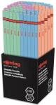 rOtring Grafitceruza display, HB, hatszögletű, ROTRING ˝METALLIC˝, vegyes színek
