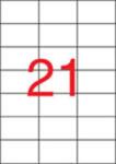 APLI Etikett, univerzális, 70x42, 4 mm, APLI, 2100 etikett/csomag