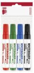 ICO Tábla- és flipchart marker készlet, 1-3 mm, kúpos, ICO ˝Plan 11 XXL˝, 4 különböző szín