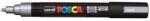 uni Dekormarker, 1, 8-2, 5 mm, UNI ˝Posca PC-5M˝, ezüst