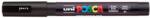 uni Dekormarker, 0, 9-1, 3 mm, UNI ˝Posca PC-3M˝, fekete
