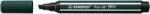 STABILO Filctoll, 1-5 mm, vágott hegy, STABILO ˝Pen 68 MAX˝, földzöld