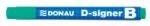 DONAU Táblamarker, 2-4 mm, kúpos, DONAU ˝D-signer B˝, zöld