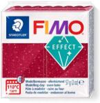 FIMO Gyurma, 57 g, égethető, FIMO ˝Effect˝, csillámos piros