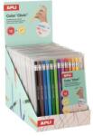 APLI Színes töltőceruza készlet, display, APLI ˝Color Click˝, 12 szín