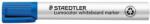 STAEDTLER Táblamarker, 2-5 mm, vágott, STAEDTLER ˝Lumocolor® 351 B˝, kék