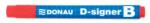DONAU Táblamarker, 2-4 mm, kúpos, DONAU ˝D-signer B˝, piros