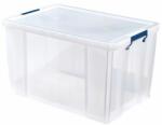 Fellowes Műanyag tároló doboz, átlátszó, 85 liter, FELLOWES, ˝ProStore˝