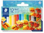 STAEDTLER Olajpasztell kréta, STAEDTLER ˝Noris 241˝, 12 különböző szín
