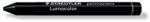 STAEDTLER Jelölőkréta, mindenre író, vízálló (omnigraph), STAEDTLER ˝Lumocolor 236˝, fekete
