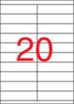 APLI Etikett, univerzális, 105x29 mm, APLI, 2000 etikett/csomag - innoreal