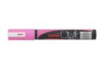 uni Krétamarker, 1, 8-2, 5 mm, UNI ˝PWE-5M˝, fluor rózsaszín