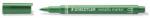 STAEDTLER Dekormarker, 1-2 mm, kúpos, STAEDTLER ˝8323˝, metálzöld