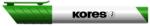 Kores Tábla- és flipchart marker, 3 mm, kúpos, KORES ˝K-Marker XW1˝, zöld