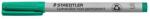 STAEDTLER Alkoholmentes marker, OHP, 0, 4 mm, STAEDTLER ˝Lumocolor® 311 S˝, zöld