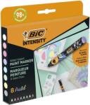 BIC Dekormarker készlet, 1, 5 - 2, 3 mm, BIC ˝Paint marker˝, 8 különböző pasztell szín