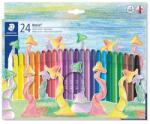 STAEDTLER Zsírkréta, kitekerhető, STAEDTLER ˝Noris® 221˝, 24 különböző szín