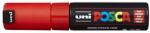 uni Dekormarker, 8 mm, vágott, UNI ˝Posca PC-8K˝, piros