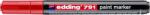 edding Lakkmarker, 1-2 mm, EDDING ˝791˝, piros