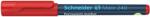 Schneider Alkoholos marker, 1-2 mm, kúpos, SCHNEIDER ˝Maxx 240˝, piros