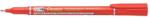 Pentel Alkoholos marker, 0, 5 mm, PENTEL ˝NF450˝, piros