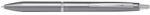 Pilot Golyóstoll, 0, 32 mm, nyomógombos, ezüst tolltest, PILOT ˝Acro 1000˝, kék