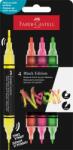 Faber-Castell Dekormarker készlet, 1, 0/3, 0 mm, kétvégű, akril, FABER-CASTELL ˝Shake&Paint˝, 4 különböző neon szín