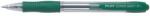 Pilot Golyóstoll, 0, 22 mm, nyomógombos, PILOT ˝Super Grip˝, zöld