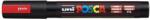 uni Dekormarker, 1, 8-2, 5 mm, UNI ˝Posca PC-5M˝, fluor piros
