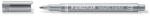 STAEDTLER Dekormarker, 1-2 mm, kúpos, STAEDTLER ˝8323˝, ezüst