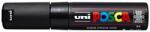 uni Dekormarker, 4, 5-5, 5 mm, UNI ˝Posca PC-7M˝, fekete