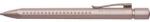 Faber-Castell Golyóstoll, 1 mm, XB, nyomógombos, rózsaszín tolltest, FABER-CASTELL ˝Grip 2010 Harmony˝, kék
