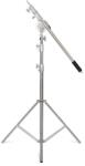 iShoot Stativ inox studio foto 90-260cm cu bara extensibila si amortizare pe arc