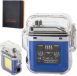 HARAHU Brichetă electrică cu încărcare USB RR-41128 - Albastru / Argintiu KP41128 Bricheta